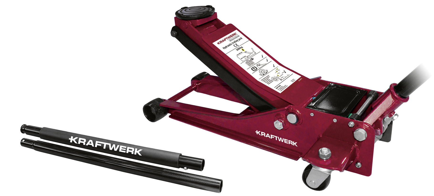 Bild von Kraftwerk Wagenheber 2t, extra flach