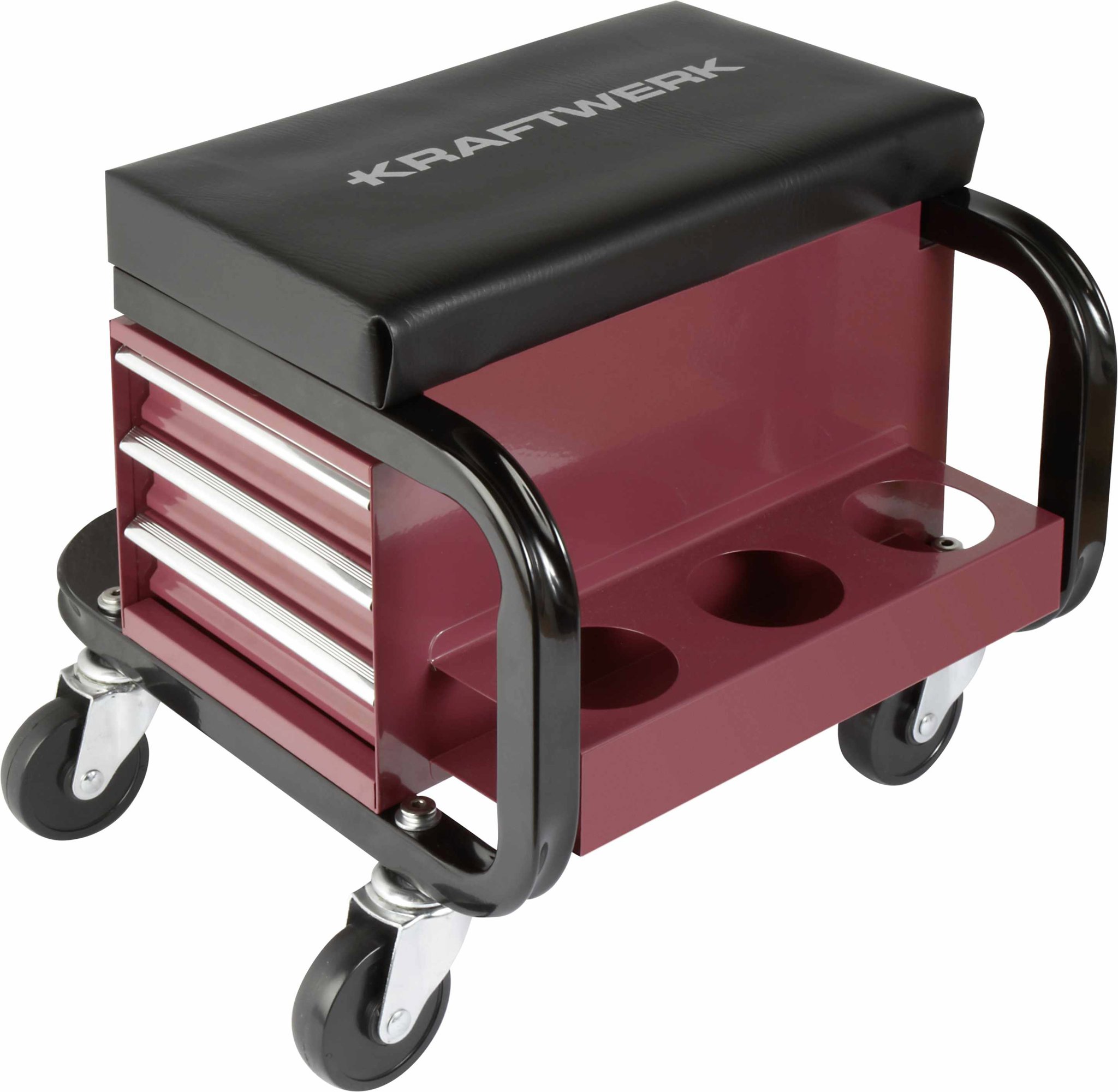 Bild von Kraftwerk Werkstatt-Rollsitz mit 3 Schubladen