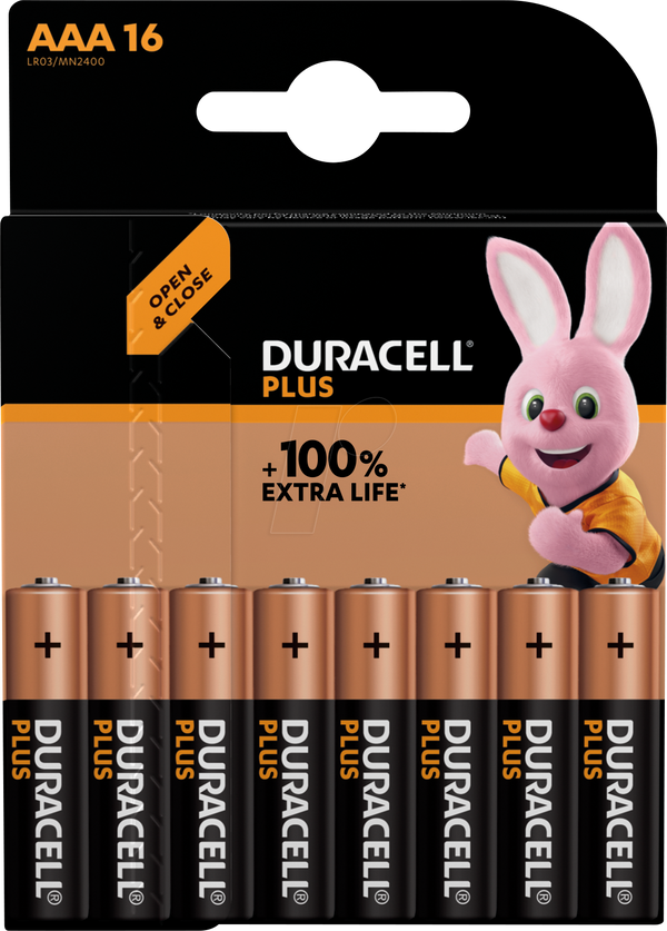 Bild von Duracell Batterien AAA Multipack 16 Stk.
