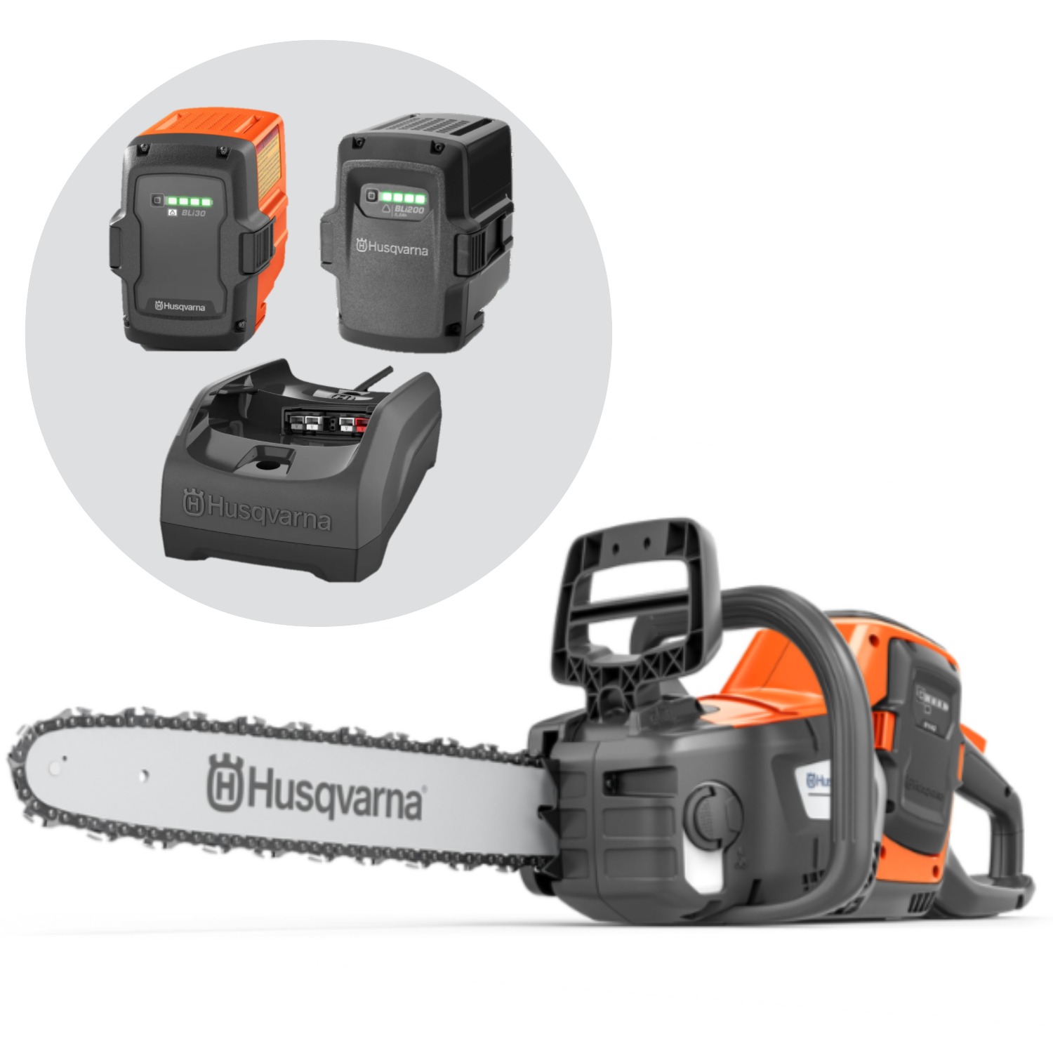 Bild von Husqvarna Akku-Kettensäge 240i-35 RHYNER-Kit