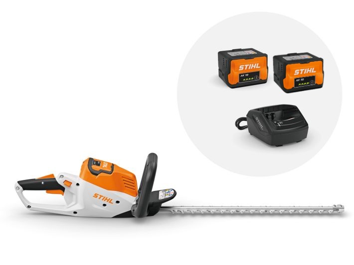 Bild von STIHL Akku-Heckenschere HSA 50 mit 2 Akkus