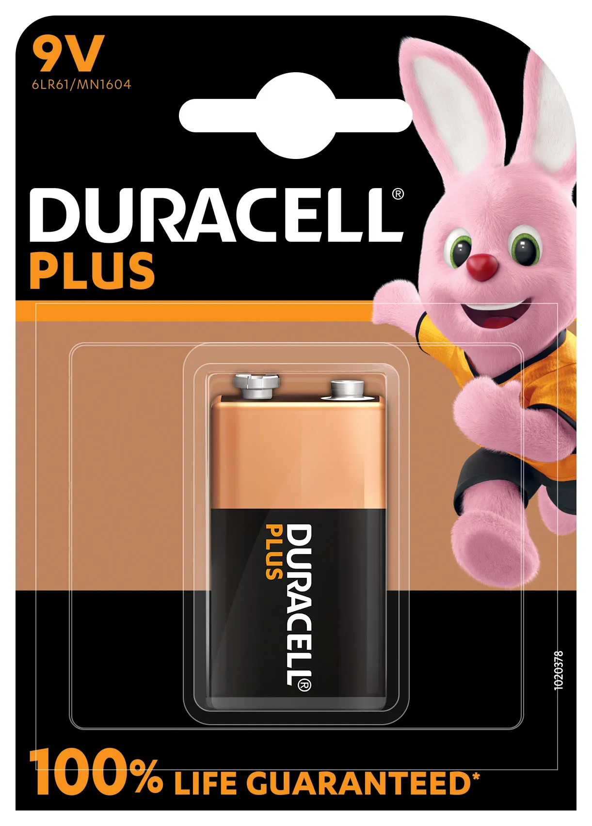 Duracell Batterie Plus MN1604 9V/6LR61/522