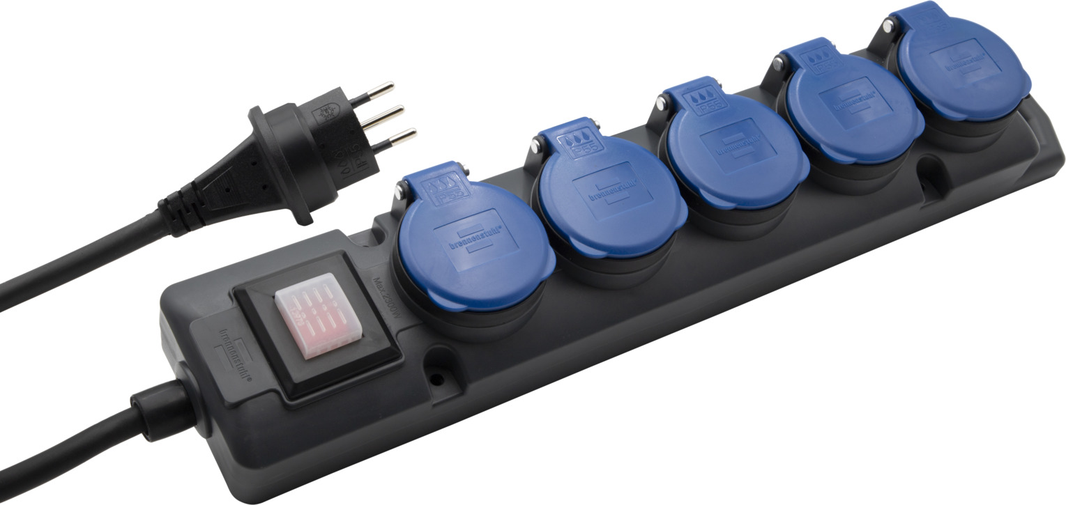 Super-Solid Steckdosenverteiler 5x T13 Steckdosen