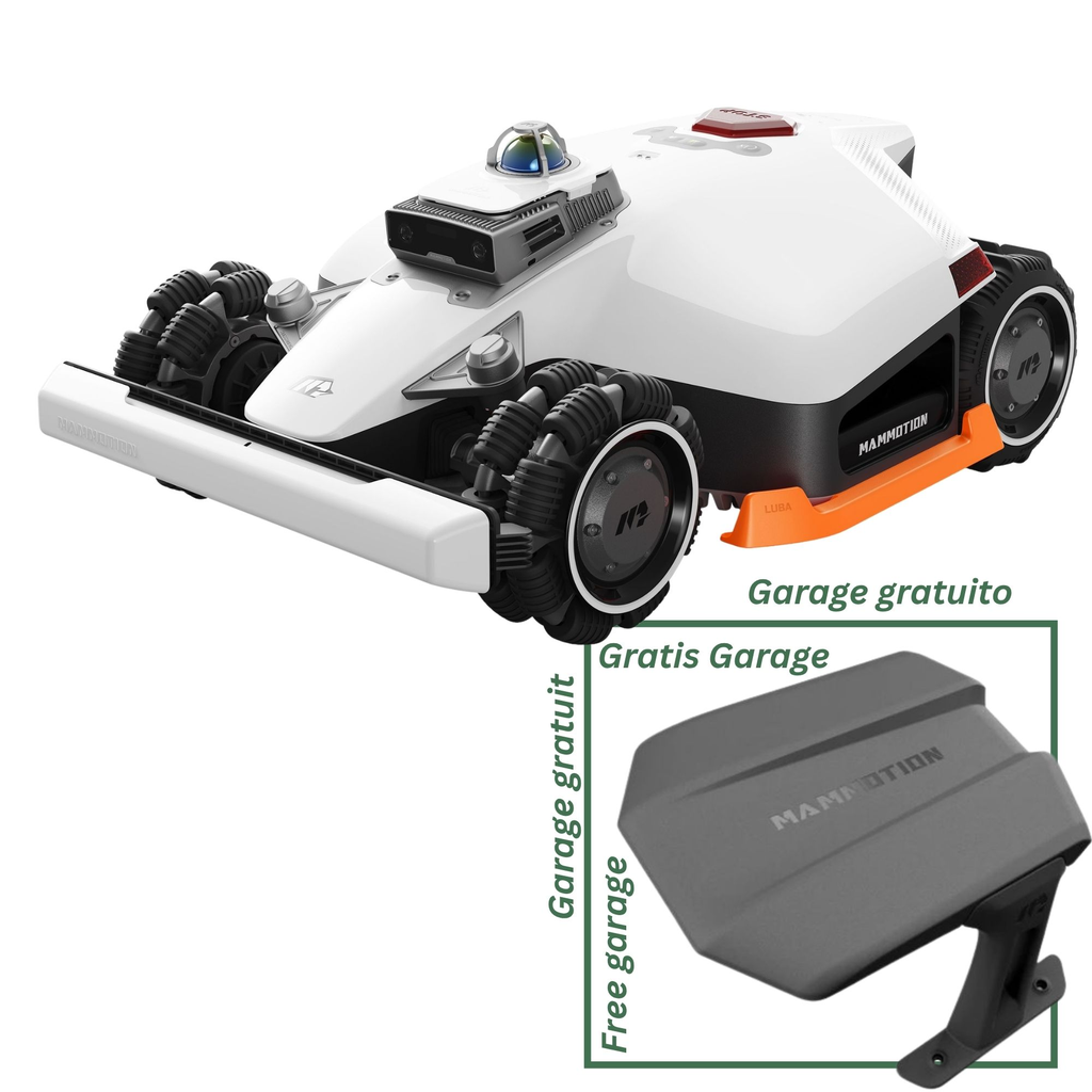 Mammotion Allrad-Mähroboter LUBA 3 AWD 5000 CH + Gratis Garage