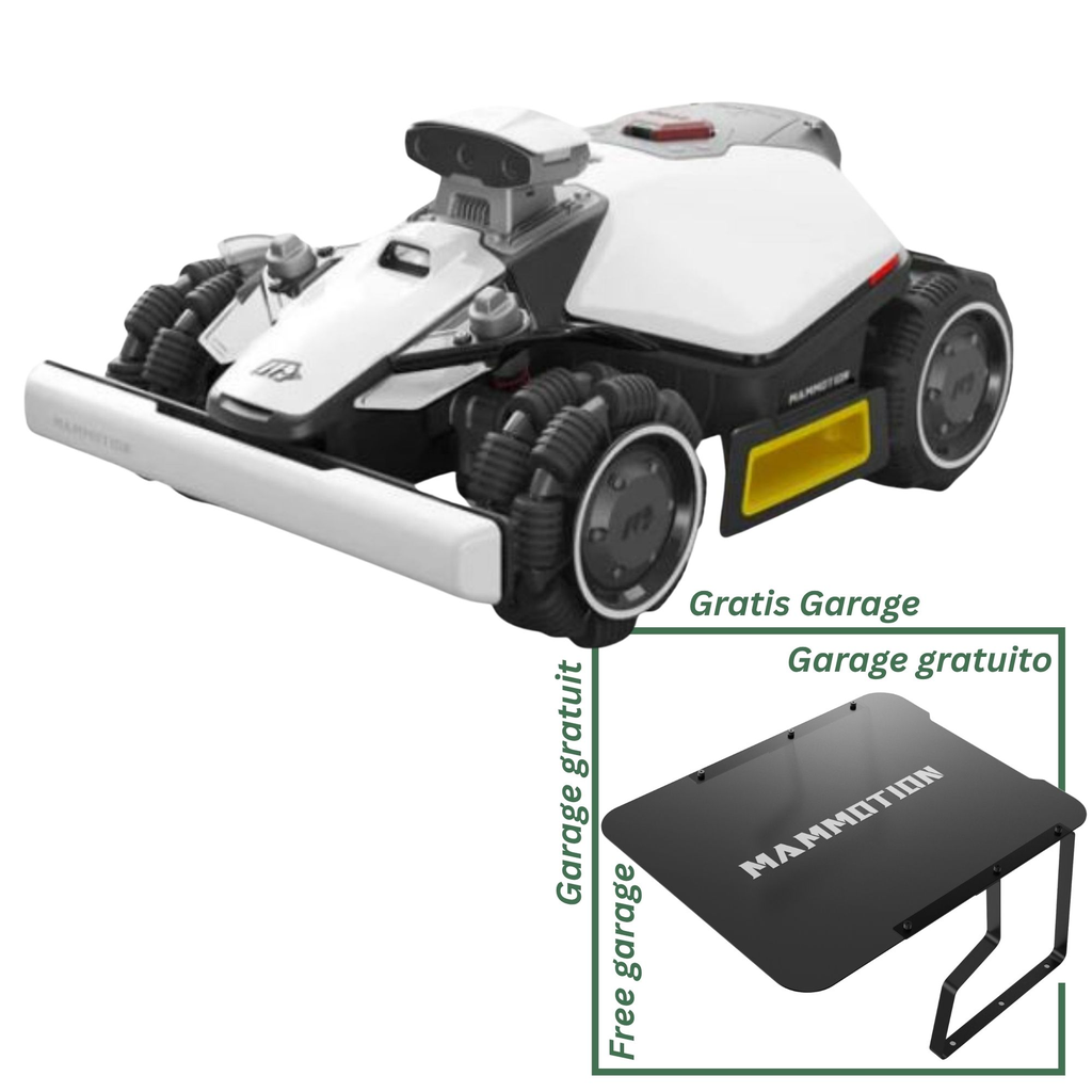 Mammotion Allrad-Mähroboter LUBA mini 2 AWD 1000 CH + Gratis Garage