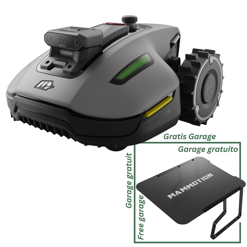 Mammotion Mähroboter YUKA mini 2 800R Vision + Gratis Garage 