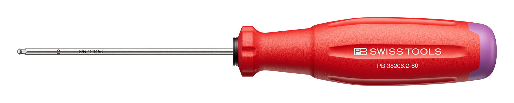 PB 6-Kant-Schraubenzieher SwissGrip Evo Gr. 2 K.