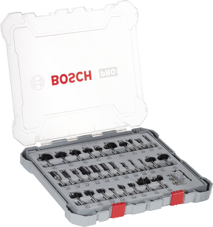 Bosch Mixed Fräser-Set 30-tlg.