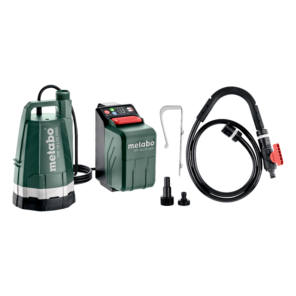 Metabo Akku-Tauchpumpe TPF 18 LTX 2200 solo