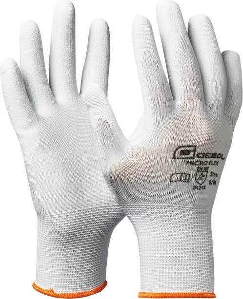 Gebol Arbeitshandschuh Micro-Flex weiss Gr. 7