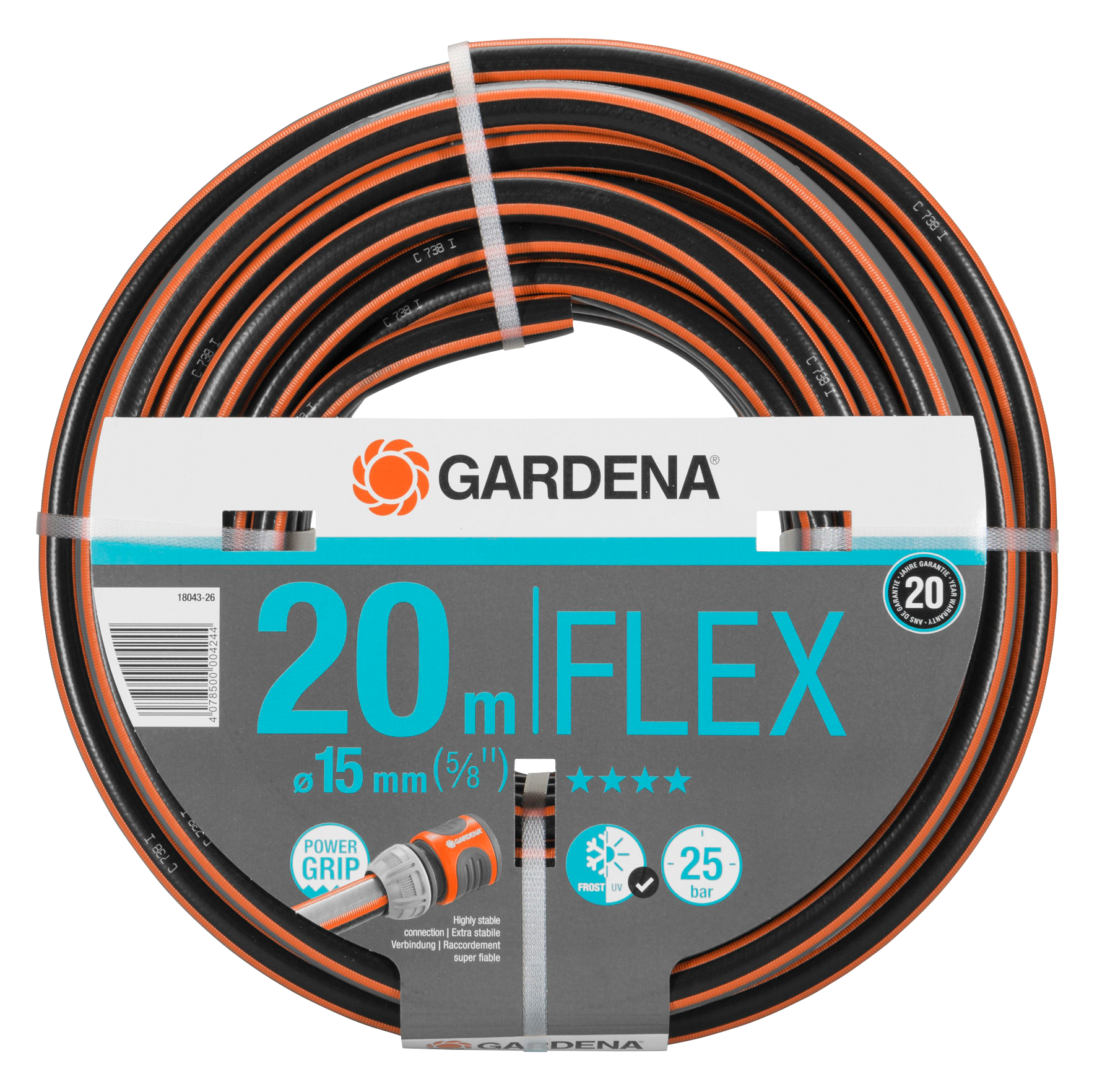Gardena Schlauch Flex 5/8\" 20m/16mm