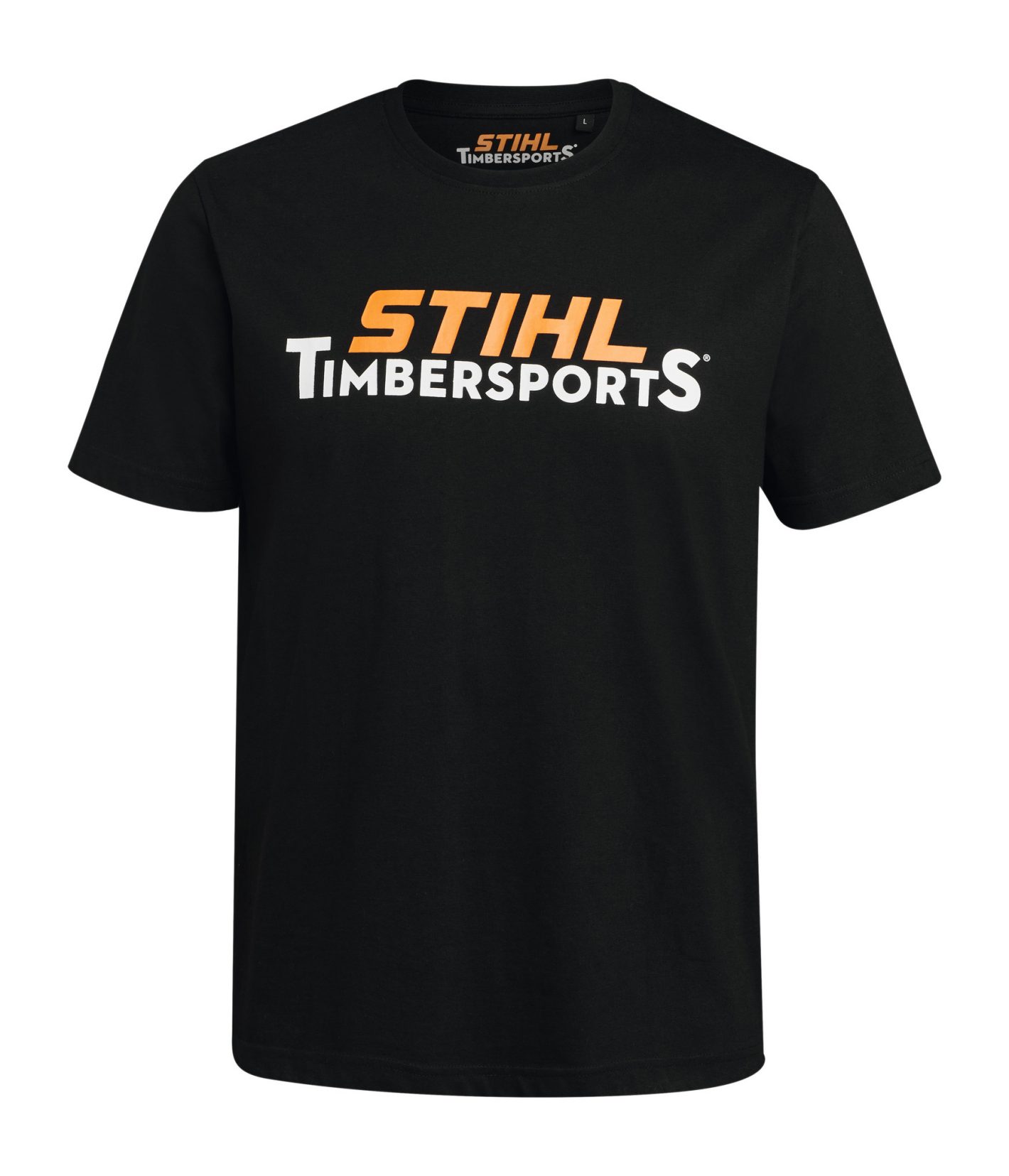 STIHL T-Shirt SZ M Logo Chest Schwarz