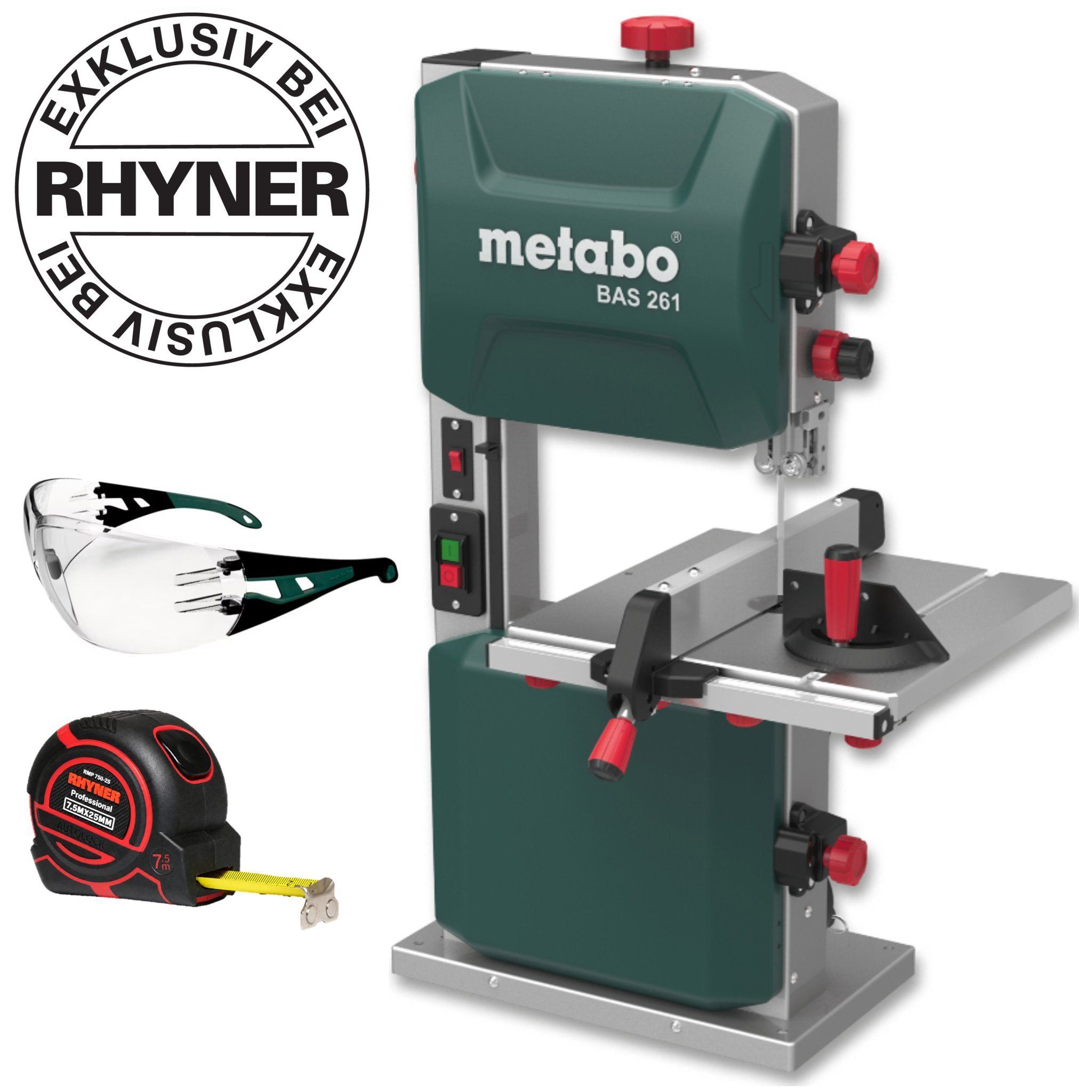 Metabo Bandsäge Precision BAS 261 (TV 18) RHYNER-Set