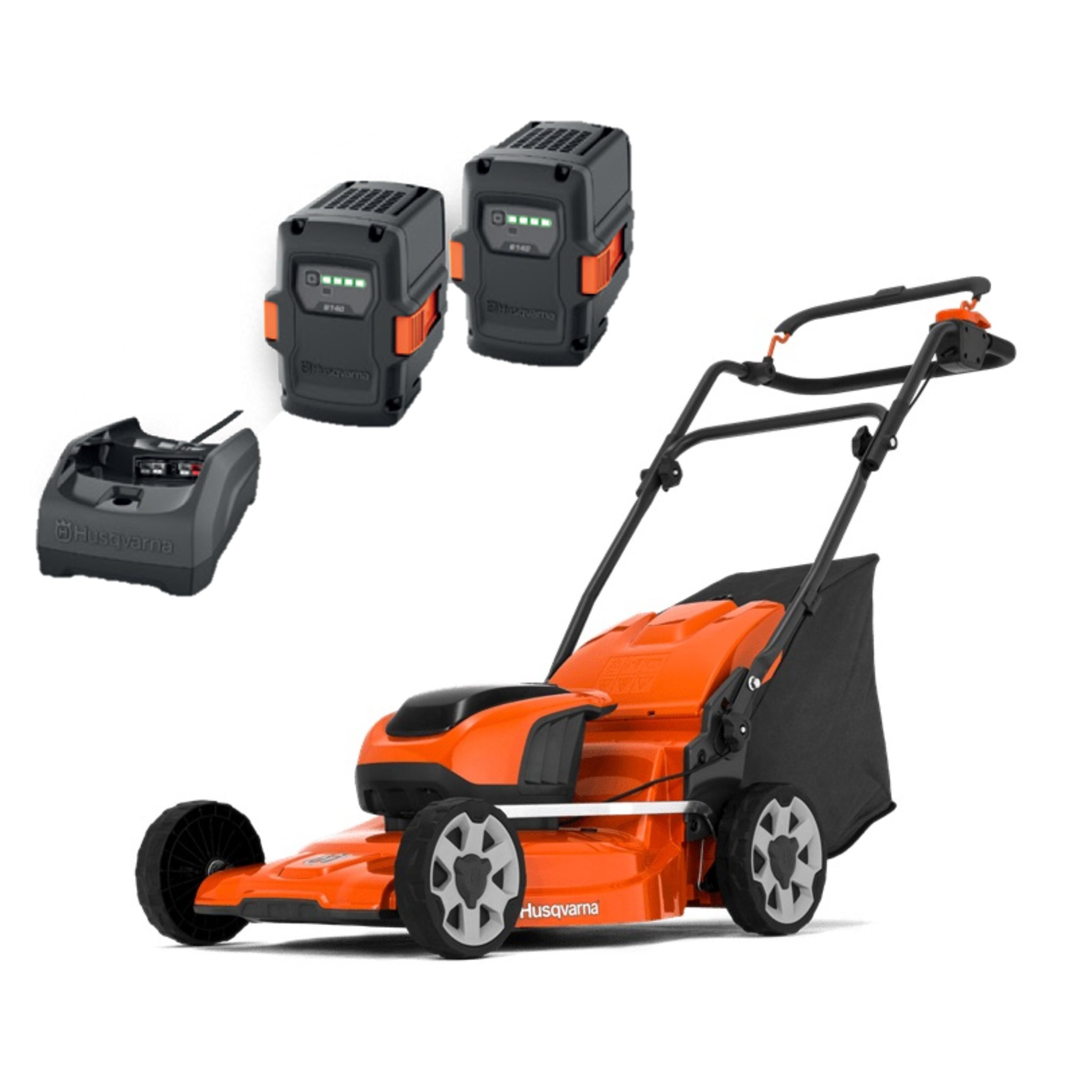 Husqvarna Akku-Rasenmäher LC142iS Set